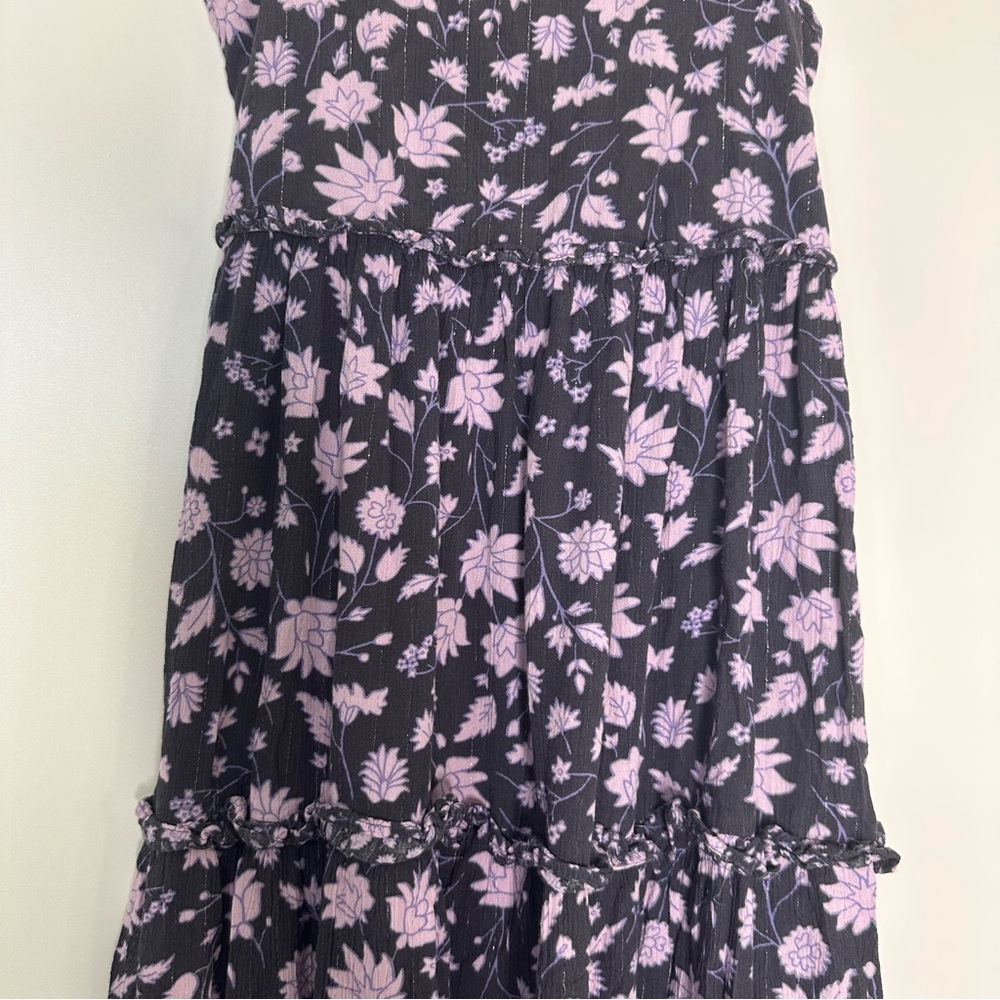 Cat & Jack purple floral sundress L10/12 - Picture 5 of 14